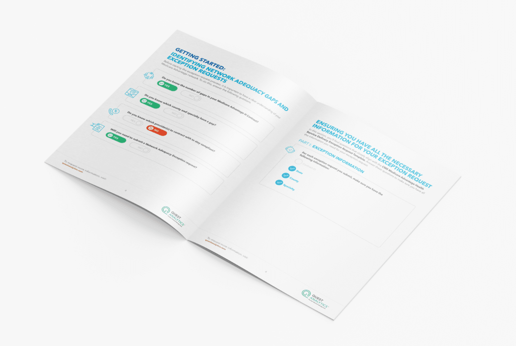 CMS Exception Request to Network Adequacy Checklist